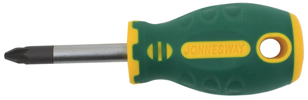Отвертка anti-slip grip Pozidriv ® PZ2 6x38x94 мм. - JONNESWAY D71Z238