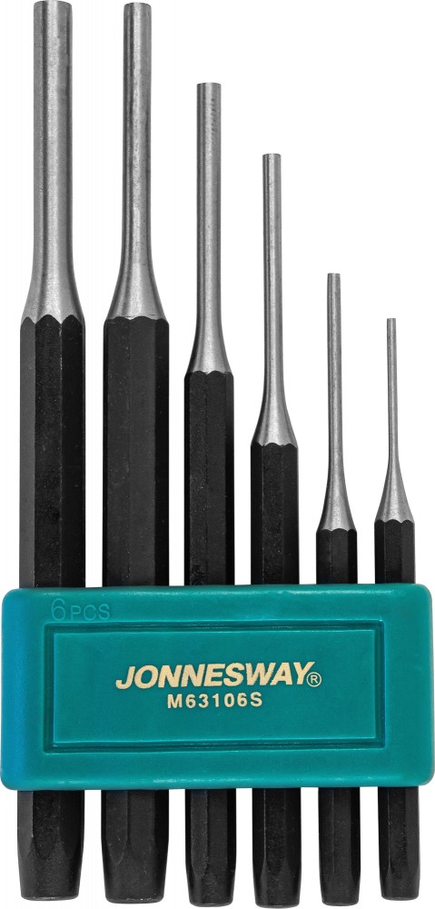 Набор выколоток 2х8х115-8х12,7х180мм, 6 предметов - JONNESWAY M63106S