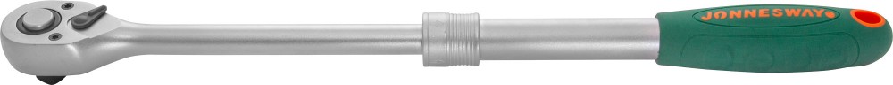 Рукоятка трещоточная телескопическая 1/2 DR, 72 зубца, 300-440 мм - JONNESWAY R5104