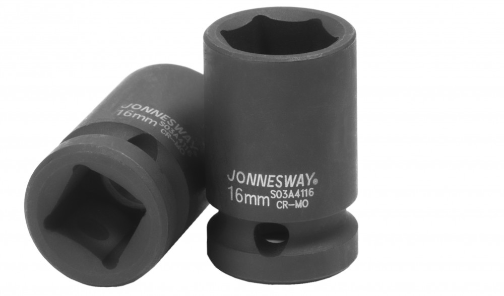 Торцевая головка ударная 12 DR, 16мм - JONNESWAY S03A4116