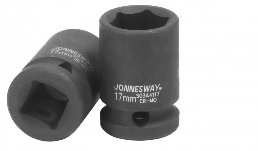Торцевая головка ударная 12 DR, 17мм - JONNESWAY S03A4117