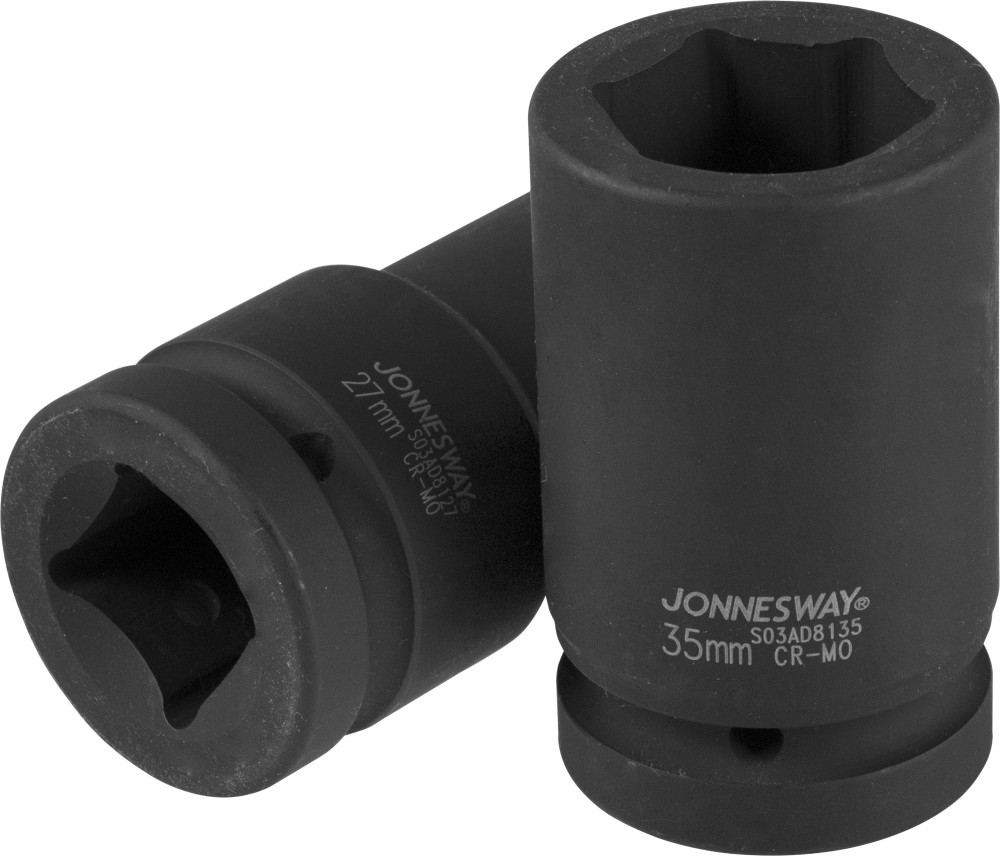 Торцевая головка ударная глубокая 1 DR, 65 мм - JONNESWAY S03AD8165