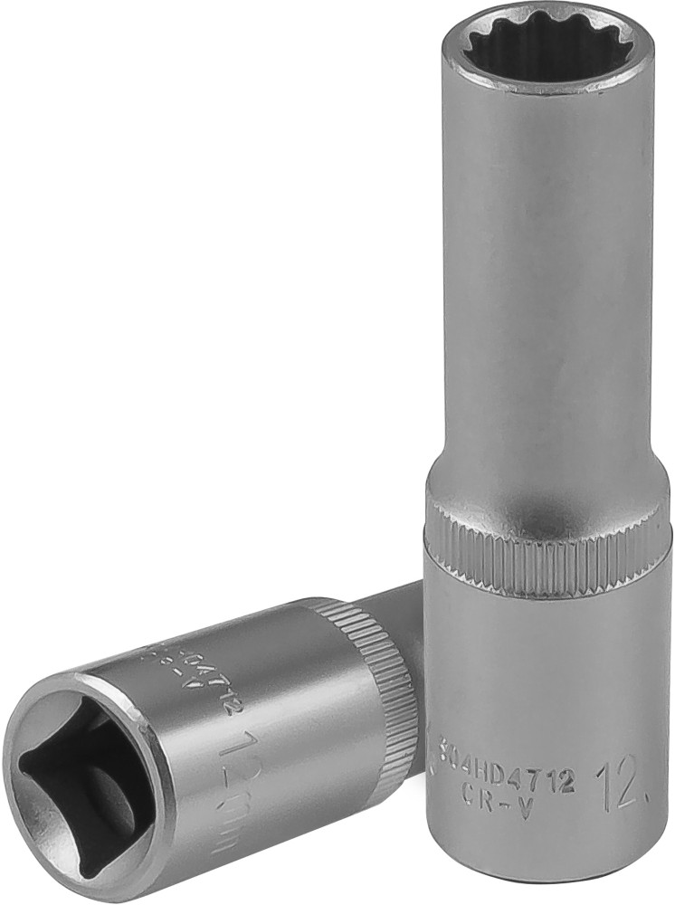 Головка торцевая глубокая 12-гранная 12 DR 12 мм. - JONNESWAY S04HD4712