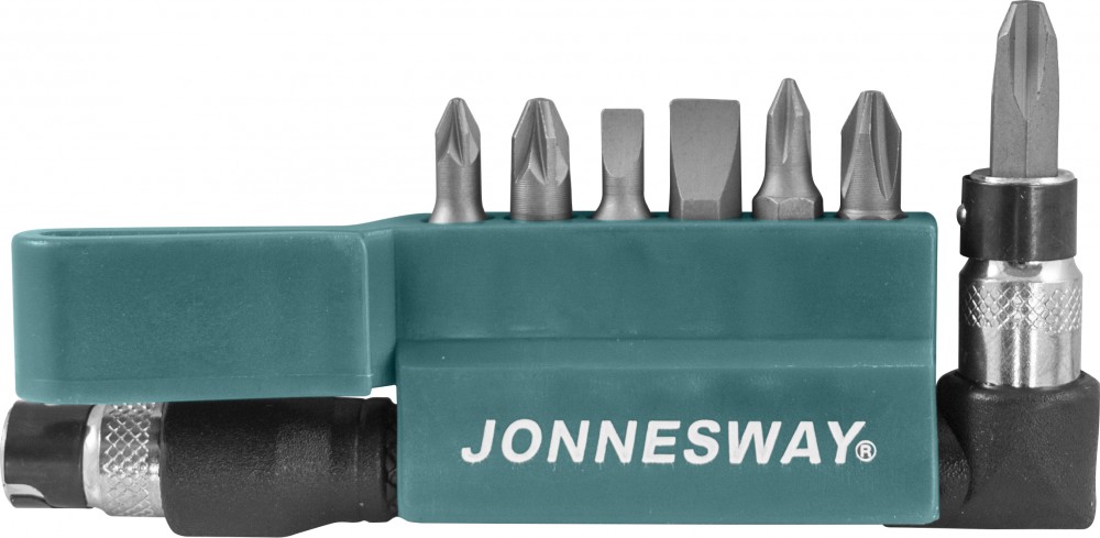 Компллект вставок .ph(1 2 3) pz(1 2) и шлиц 4 7мм 14 DR 8 предметов - JONNESWAY S08H208S