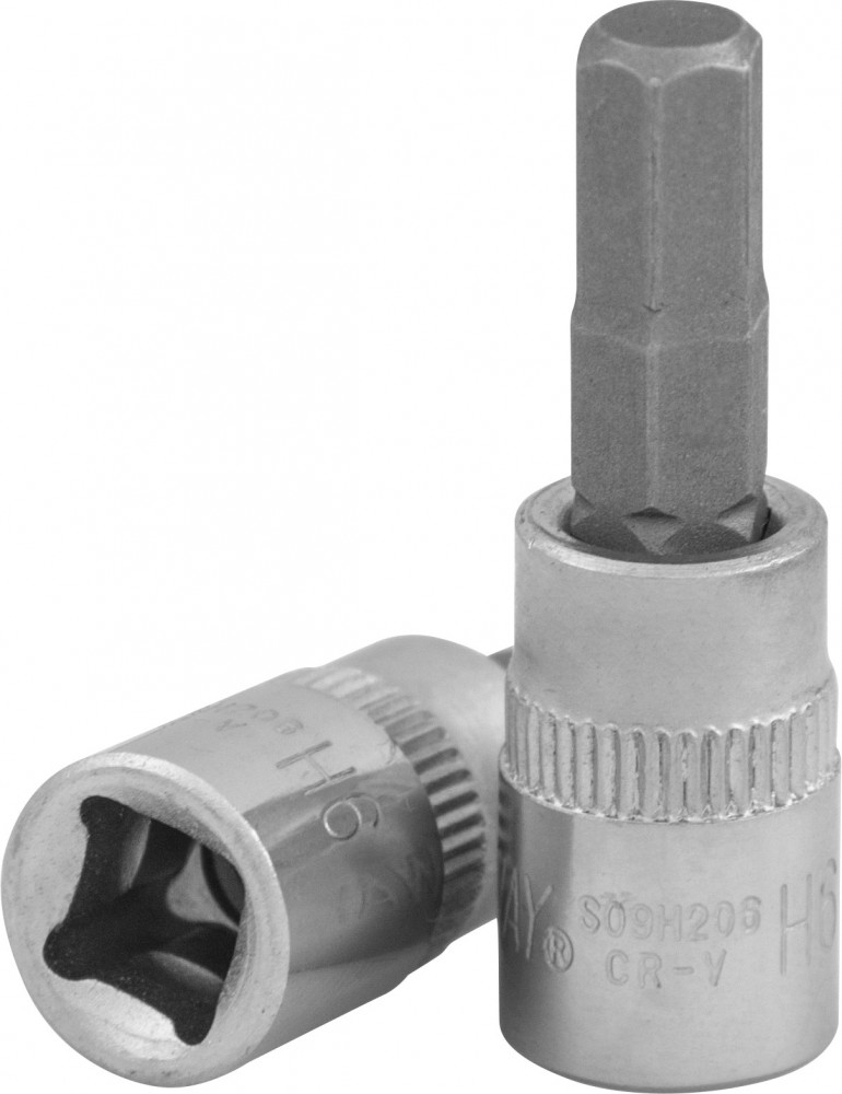 Торцевая головка 14 DR с шестигранной вставкой HEX 6мм L-37мм - JONNESWAY S09H206
