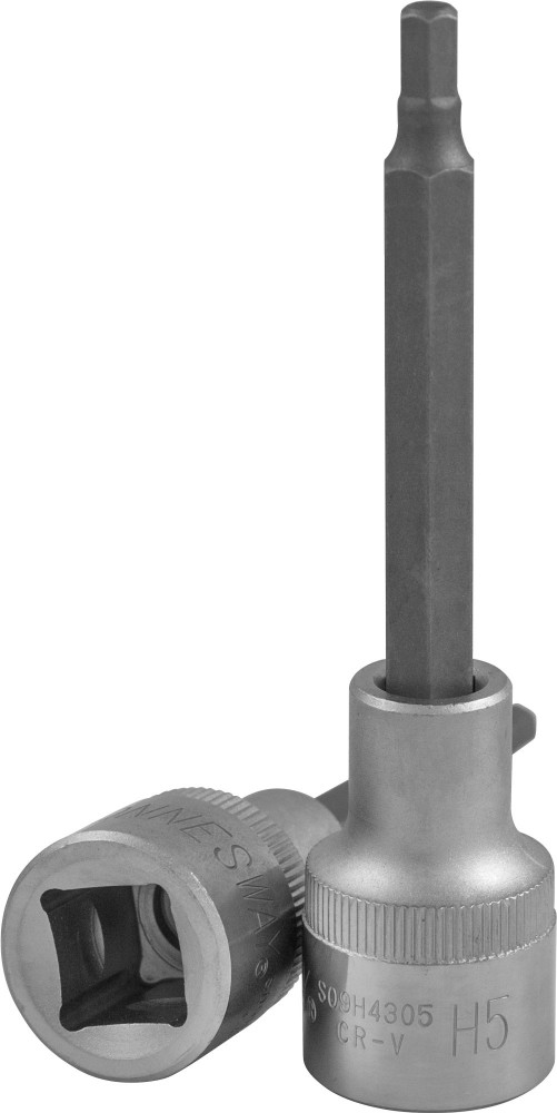Торцевая головка 12 DR с шестигранной вставкой HEX 4мм L-100мм - JONNESWAY S09H4304