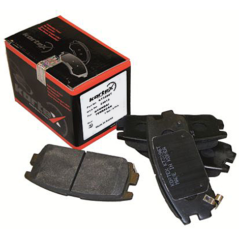Колодки тормозные дисковые - KORTEX KT3296T