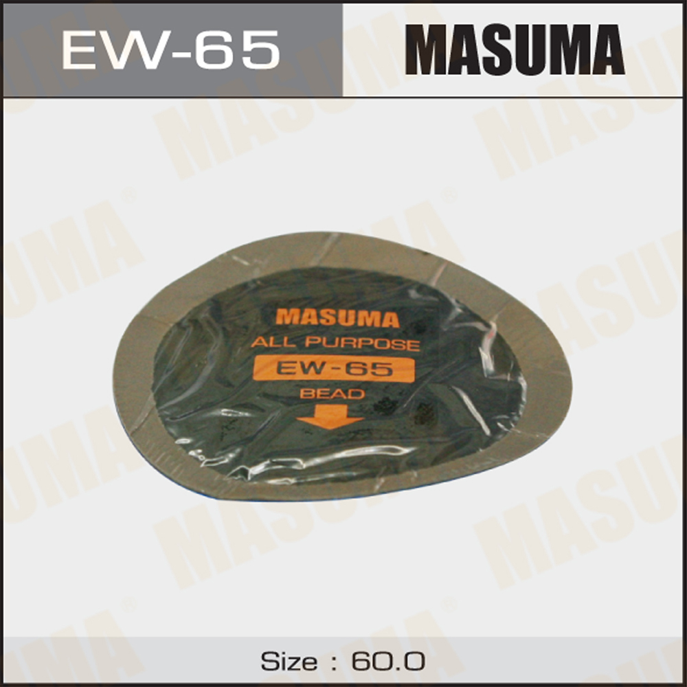 Заплатки кордовые универсальные D60 мм (к-т 5шт.) ew-65 masuma - Masuma EW65