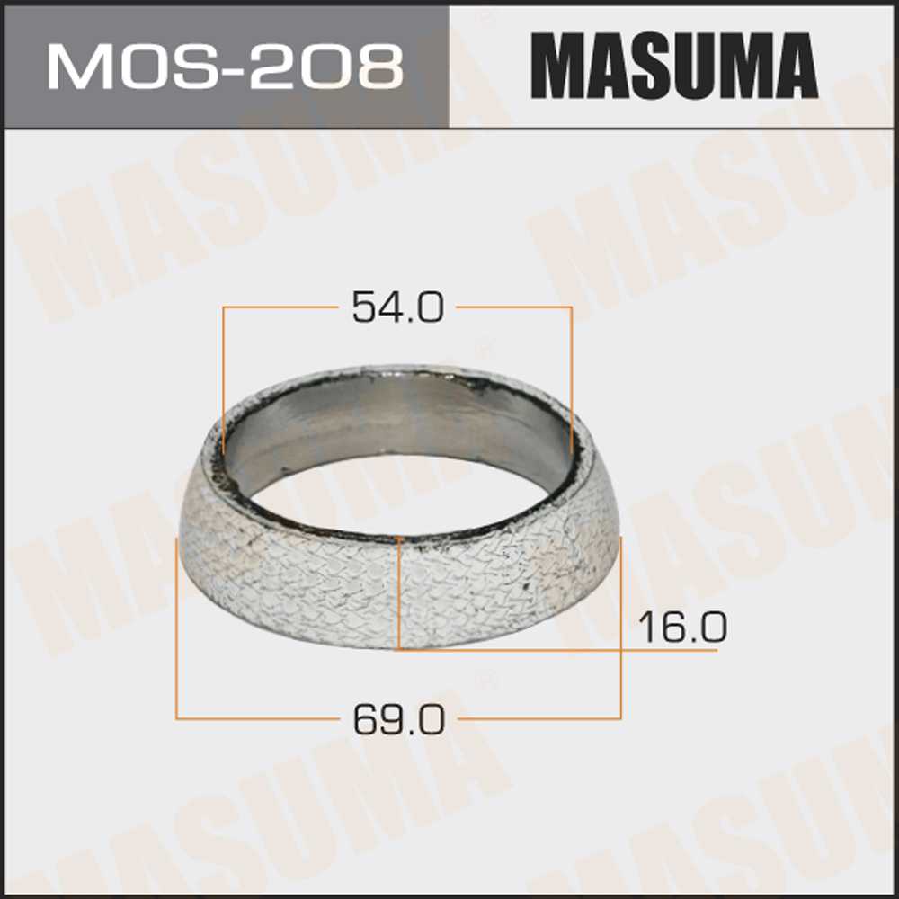 Кольцо уплотнительное - Masuma MoS208
