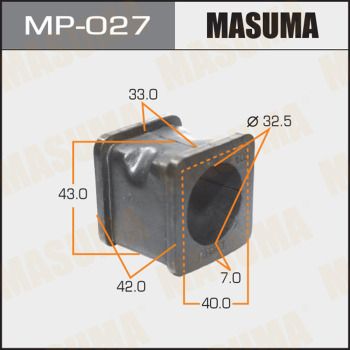 Втулка стабилизатора masuma [уп.2] | перед | - Masuma MP027