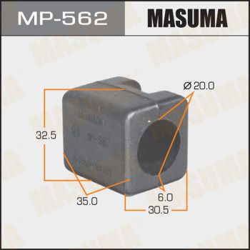 Втулка стабилизатора (к-т 2шт) | зад | - Masuma MP562