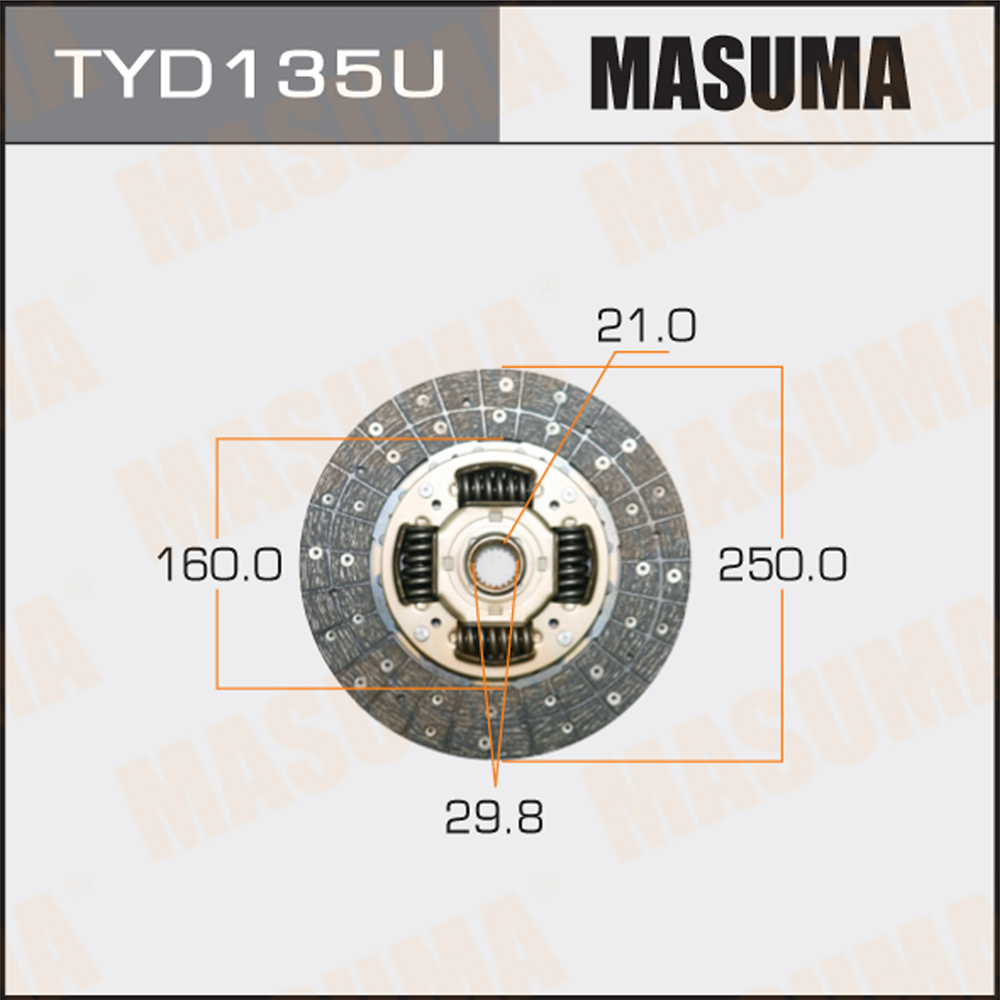 Диск сцепления - Masuma TYD135U