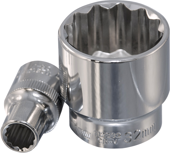 Головка торцевая 14 1/2 короткая 12-гранная - Ombra 112314