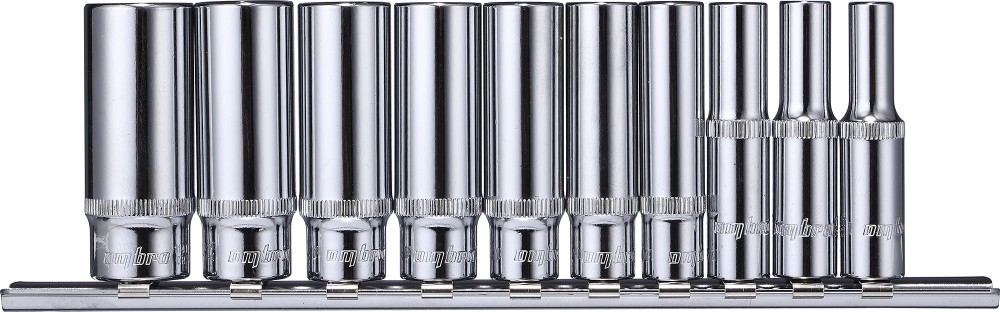 Головки торцевые 1/4 10 предметов 5-14 высокие - Ombra 914110