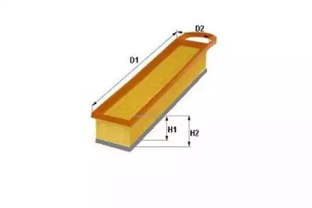 Фильтр воздушный - Tecneco AR10418PMS