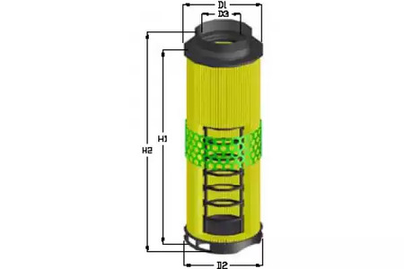 Фильтр воздушный - Tecneco AR12178