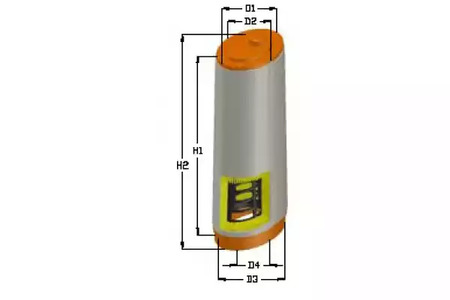 Фильтр воздушный - Tecneco AR295