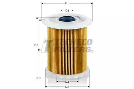 Фильтр топливный - Tecneco GS0451