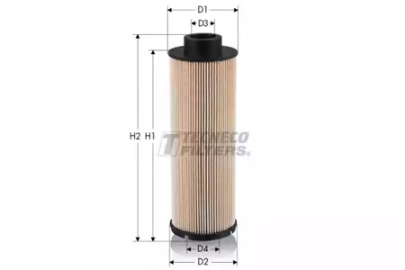 Фильтр топливный - Tecneco GS09670E