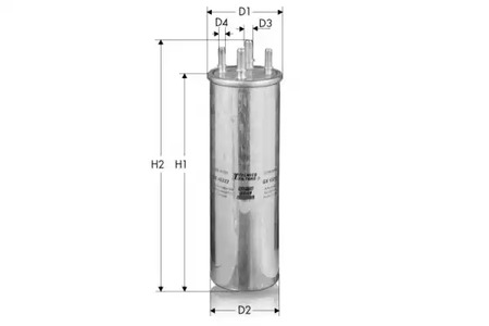 Фильтр топливный - Tecneco GS10222