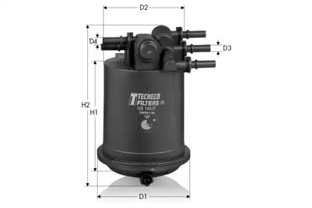 Фильтр топливный - Tecneco GS143P