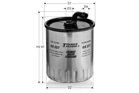 Фильтр топливный - Tecneco GS227