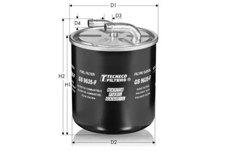 Фильтр топливный - Tecneco GS9635F
