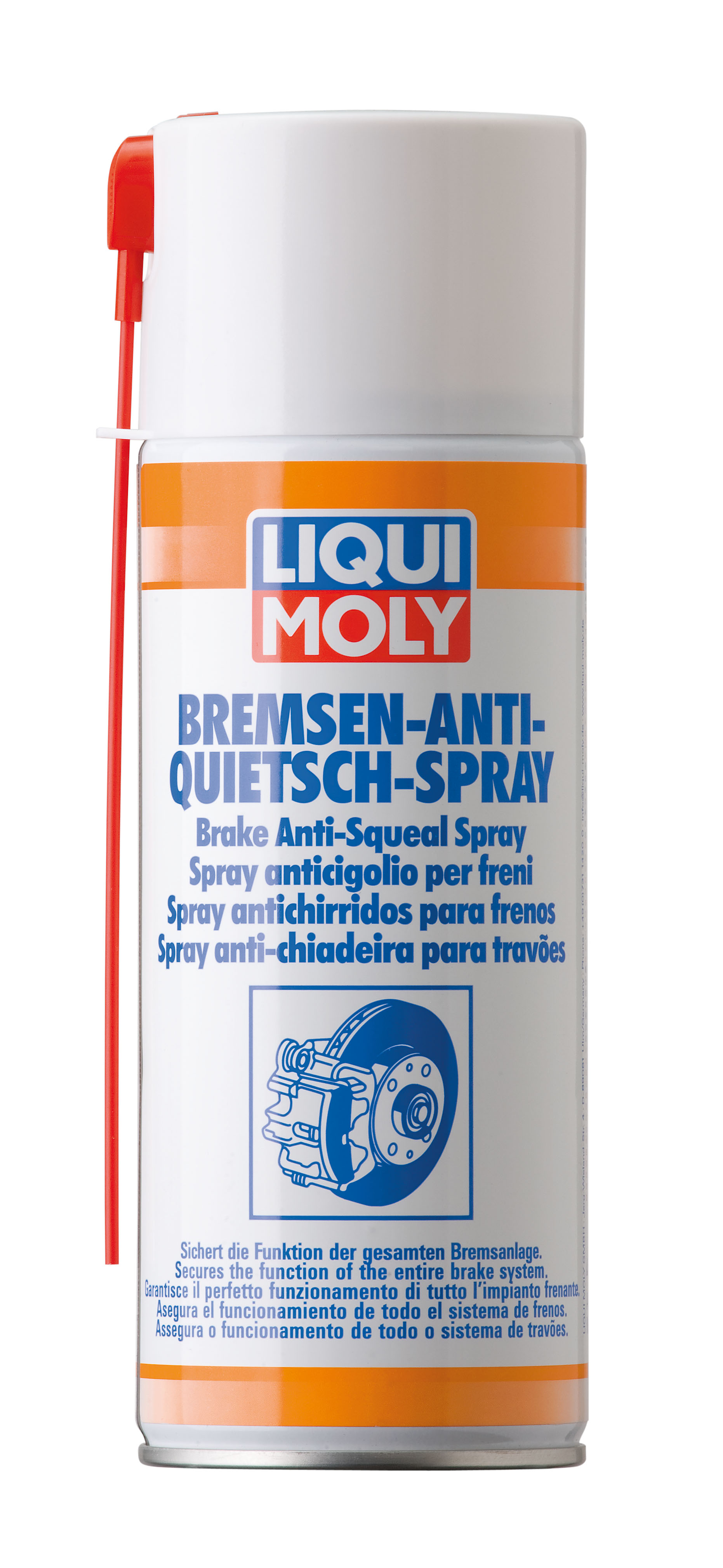 Смазка синтетическая для тормозной системы Bremsen-Anti-Quietsch-Spray, 400мл (аэрозоль) - Liqui Moly 8043