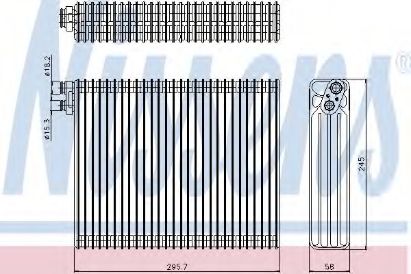 Испаритель кондиционера - Nissens 92299