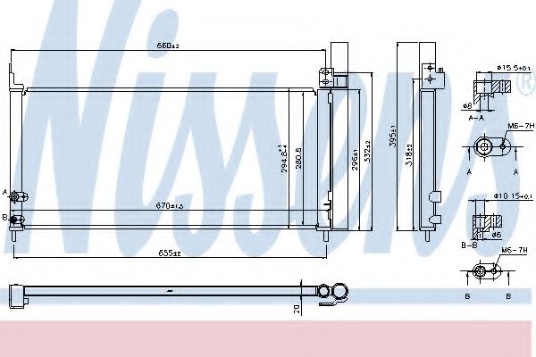 Радиатор кондиционера - Nissens 940361