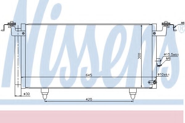 Радиатор кондиционера - Nissens 940399
