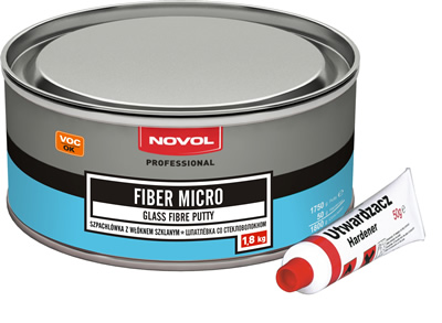 Шпатлёвка 0,5 кг fiber micro - NOVOL 1231