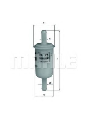 Снят с производства Фильтр топливный - Knecht KL 97 OF