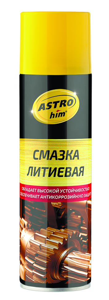 Смазка литиевая 335мл аэрозоль (24 шт/уп) - ASTROhim AC452