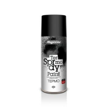 Краска термостойкая черная (265г) - MAGICLINE 600