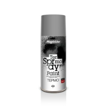 Краска термостойкая серебристая (265г) - MAGICLINE 610