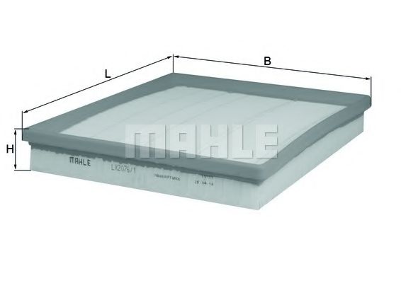 Фильтр воздушный - Knecht LX 2076/1