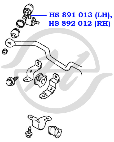 Стойка стабилизатора - Hanse hs891013