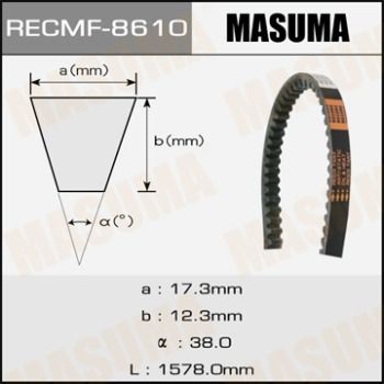 Ремень клиновый Masuma 8610 Ниссан 1101₽