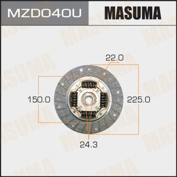 Диск сцепления - Masuma MZD040U