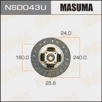 Диск сцепления exedy - Masuma NSD043U
