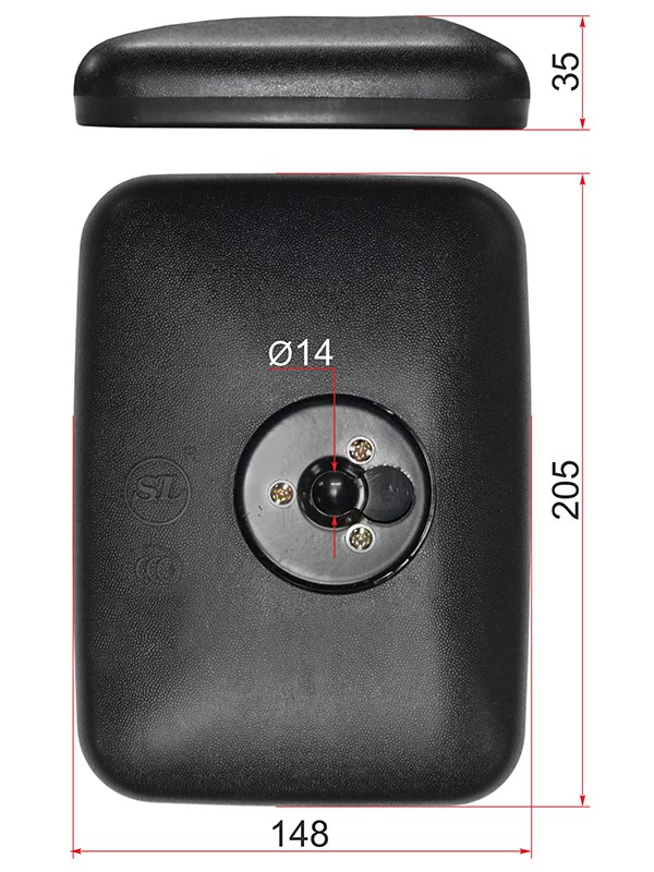 Зеркало наружное - SAT SL-1617