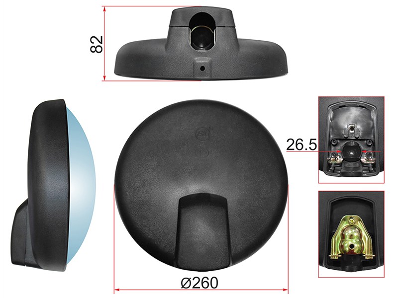 Зеркало наружное - SAT SL-625