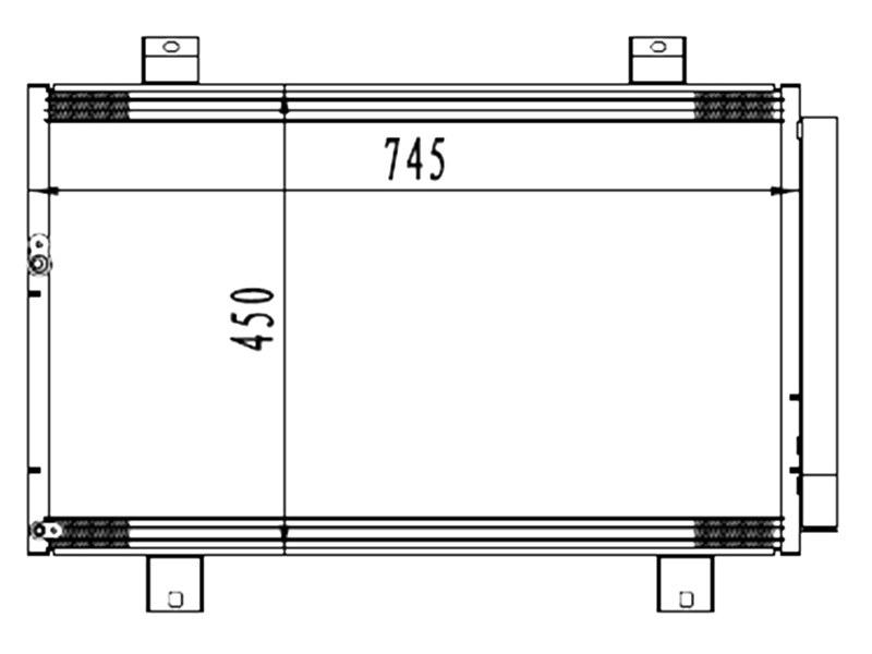 Радиатор кондиционера - SAT ST-TYG2-394-0