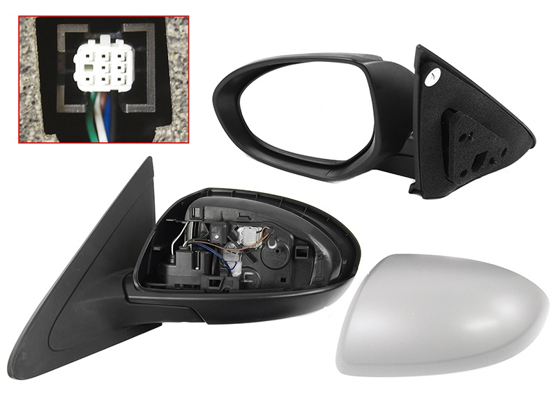 Зеркало mazda 3/axela 08- LH регул-ка, складное, 5 контактов - SAT ST-MZV8-940-2