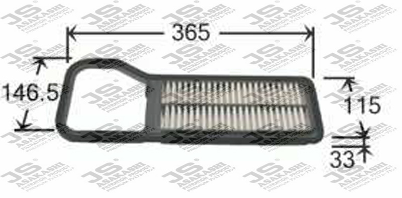 Фильтр воздушный - JS Asakashi A928J