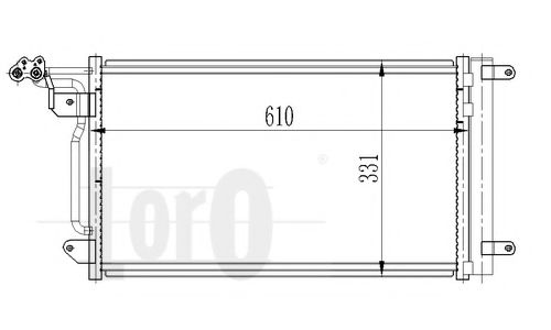 Конденсатор, кондиционер - LORO 003-016-0022