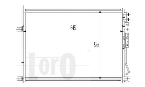Конденсатор, кондиционер - LORO 023-016-0007
