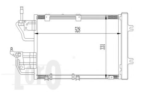 Конденсатор, кондиционер - LORO 037-016-0035