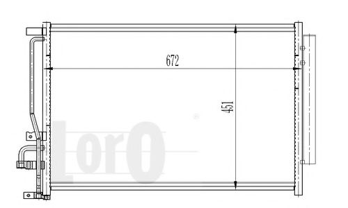 Конденсатор, кондиционер - LORO 037-016-0039